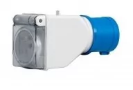 Akcesoria do monitoringu - Przejście Adapter kempingowy wtyczka siłowa 16A 3p - gniazdo tablicowe 230V IP44 F-ELEKTRO - miniaturka - grafika 1