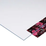 Pokrycia dachowe - Szkło z polistyrenu 2,5 mm gładka przejrzysta 100 x 100 cm Robelit - miniaturka - grafika 1