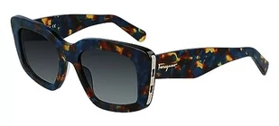 Salvatore Ferragamo Sf1024s, Okulary damskie, Niebieski Hawana, 52 - Akcesoria i dodatki do ubrań dla dzieci - miniaturka - grafika 1