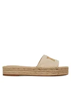 Espadryle damskie - LAUREN RALPH LAUREN Espadryle Polly 802966866001 Beżowy - miniaturka - grafika 1