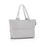 Torebki damskie - reisenthel Shopper e1 RJ1035 Twist Sky Rose - duża torba z przetworzonych butelek PET o pojemności 12 l - odporna na działanie wody - szer. 50 x wys. 26,5 x gł. 16,5 cm - miniaturka - grafika 1