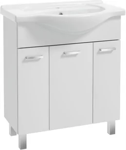 Szafka łazienkowa z umywalką 75 cm całość lakier - Szafki łazienkowe - miniaturka - grafika 1
