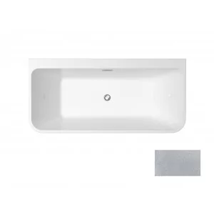 Besco WA-150-VRSZ VARYA GLAM SREBRNA wanna wolnostojąca przyścienna maskownica syfonu z przelewem złota 150 x 75 - Wanny - miniaturka - grafika 4