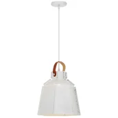 Lampy sufitowe - LAMPA SUFITOWA WISZĄCA LOFT BIAŁA MONA W1 - miniaturka - grafika 1