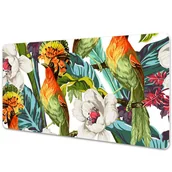 Podkładki na biurko - Mata ochronna na biurko Egzotyczne ptaki 90x45 cm - miniaturka - grafika 1