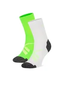 Skarpetki damskie - Reebok Zestaw 2 par wysokich skarpet unisex R0418-SS24 (2-pack) Kolorowy - miniaturka - grafika 1