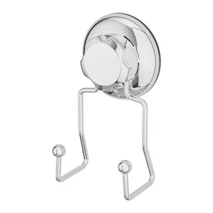 Srebrny samoprzylepny metalowy haczyk Bestlock Bath – Compactor - Wieszaki do szafy - miniaturka - grafika 1