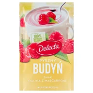 Budyń - Delecta, budyń o smaku maliny z mascarpone, 40 g - miniaturka - grafika 1