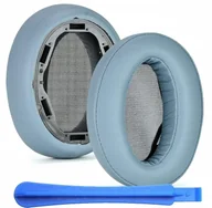 Akcesoria do słuchawek - Nauszniki Gąbki Pady Do Słuchawek Sony Wh-H910N Nakładki Jakość Hq Błękitne - miniaturka - grafika 1