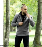 Bluzy męskie - Ardon ARDON JOFLEX - Bluza polarowa męska ARDONJOFLEX czerwony S - jasno-szary H2208 L - miniaturka - grafika 1