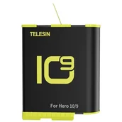 Akcesoria do kamer sportowych - Akumulator Telesin dla GoPro Hero 9 / Hero 10 (GP-BTR-901-B) 1750 mAh - miniaturka - grafika 1