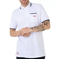 Koszulki sportowe męskie - Koszulka Prosto Polo Mods KL221MTEE3013 - biała - miniaturka - grafika 1