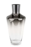 Wazony i flakony - Szklany wazon czarne ombre 39,5x20x20 cm - miniaturka - grafika 1