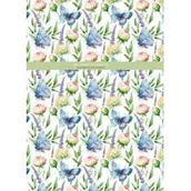 Szkolne artykuły papiernicze - Notatnik 145x197/48K kratka kwiaty i motyle FRESH - miniaturka - grafika 1