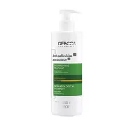 Szampony do włosów - Vichy Dercos Szampon przeciwłupieżowy do włosów suchych 390 ml - miniaturka - grafika 1