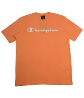 Koszulki męskie - CHAMPION T-SHIRT AMERICAN CLASSICS POMARAŃCZOWY M - miniaturka - grafika 1