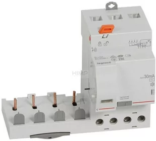 Legrand Blok różnicowoprądowy PR 304 4P 40A 0,03A typ AC DX3 410499 410499 - Bezpieczniki elektryczne - miniaturka - grafika 1