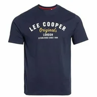 Koszulki męskie - Lee Cooper koszulka męska granatowa C Logo, Rozmiar L - miniaturka - grafika 1