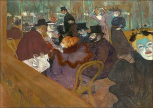 Galeria Plakatu, Plakat, At the Moulin Rouge, Henri De Toulouse-Lautrec, 50x40 cm - Plakaty Galeria Plakatu, Plakat, At the Moulin Rouge, Henri De Toulouse-Lautrec, 50x40 cm - Plakaty - miniaturka - grafika 1