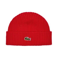 Czapki damskie - Lacoste Wełniana czapka - miniaturka - grafika 1