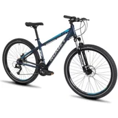 Rowery - Rower górski MTB ROMET Rambler R7.1 U17 27.5 cala Granatowy - miniaturka - grafika 1