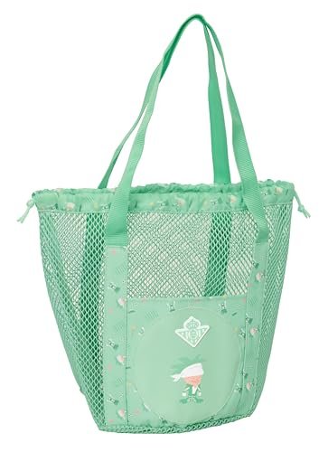 REAL BETIS - Torba plażowa, plecak, idealny dla dzieci w różnym wieku, wygodna i wszechstronna, jakość i wytrzymałość, 28 x 28 x 34 cm