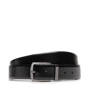 Pasek Męski Emporio Armani Y4S576 Y748I 88044 Czarny - Paski - miniaturka - grafika 1