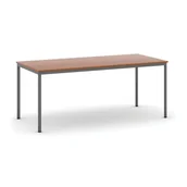 Stoły - B2B Partner Stół do jadalni 1800 x 800 mm, blat czereśnia, nogi ciemnoszare 555704 - miniaturka - grafika 1