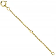 Naszyjniki - Przedłużka do łańcuszka bransoletki srebro pr S925 ZŁOTA 6cm uniwersalna - miniaturka - grafika 1