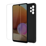 Etui i futerały do telefonów - Etui do Samsunga Galaxy A32 4G Soft czarne i szkło hartowane 9H Clear - miniaturka - grafika 1