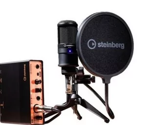 STEINBERG UR12 B PS PACK - UR12 Podcast Starter Pack - Mikrofony estradowe - miniaturka - grafika 1