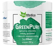 Suplementy naturalne - EkaMedica GreenPuri 250g sunfiber - miniaturka - grafika 1