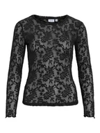 Swetry damskie - Vila Koszulka "Vizirp" w kolorze czarnym - miniaturka - grafika 1