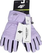 Rękawice narciarskie - 4f Rękawice narciarkie damskie 4F FNK F106 jasny fiolet 4FWAW23AFGLF106 52S XL - miniaturka - grafika 1