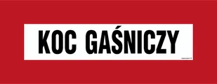 BC132 KOC GAŚNICZY, FN - FOLIA SAMOPRZYLEPNA; (540X210MM) - Systemy ekspozycyjne i znaki informacyjne - miniaturka - grafika 1