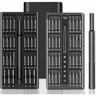 Zestaw precyzyjnych wkrętaków 63w1 w metalowym etui - Śrubokręty - miniaturka - grafika 1