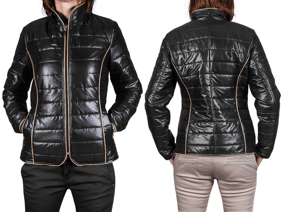 Kurtka Damska Przejściowa Pikowana JRX r 36 czarna