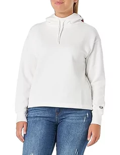 Champion Legacy American Classics W-Light Powerblend Fleece Boxy Damska bluza z kapturem, Off White, XL - Bluzy damskie - miniaturka - grafika 1