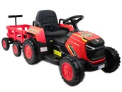 Pojazdy elektryczne dla dzieci - SUPER TRAKTOR"TRUCK"- NA AKUMULATOR Z PRZYCZEPĄ,WÓZEK,PILOT,APLIKACJA/DLSX18 EDUKAMP - miniaturka - grafika 1