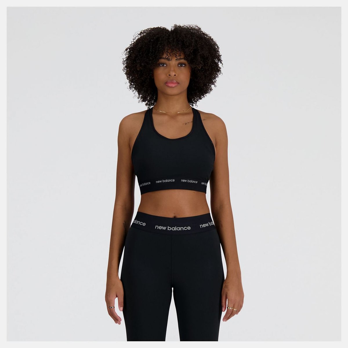 canotte e top sport donna new balance wb41048 bk