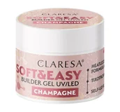 Żele do paznokci - Claresa, Żel budujący, SOFT&EASY BUILDER GEL CHAMPAGNE, 90g - miniaturka - grafika 1