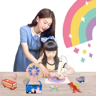 Długopis Drukarka 3D Pen Zestaw Kreatywny Niska Temperatura - Długopisy - miniaturka - grafika 6