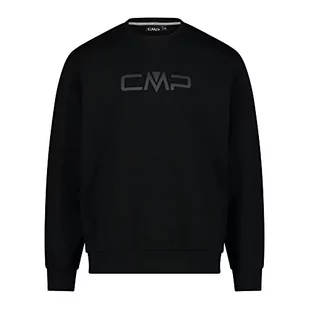 CMP męska Bluza z polaru Stretch w zwykłym kolorze Bluza, czarny, 50 - Bluzy męskie - miniaturka - grafika 1
