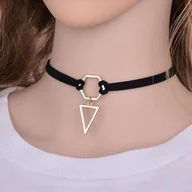 Naszyjniki - Choker NASZYJNIK wielokąt plus - miniaturka - grafika 1