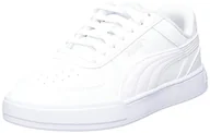 Buty dla dziewczynek - PUMA Buty dziecięce Caven Jr uniseks, Puma White Puma White Gray Violet, 39 eu - miniaturka - grafika 1