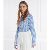 Koszule damskie - Tommy Hilfiger Koszula STRIPE EASY FIT | Loose fit - miniaturka - grafika 1