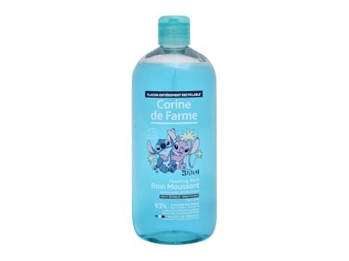 Corine de Farme - Disney Foam Bain Stitch - Żel pod prysznic z solami morskimi dla dzieci od 3 lat - preparat Clean Beauty, 100% francuska produkcja - 500 ml