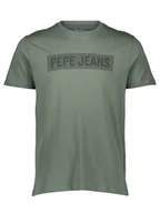 Koszulki męskie - Pepe Jeans Koszulka w kolorze khaki - miniaturka - grafika 1