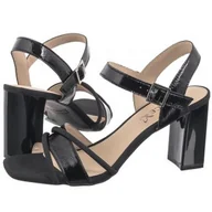 Sandały damskie - Sandały Czarne 9-28310-42 019 Black Comb (CP410-a) Caprice - miniaturka - grafika 1