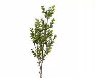 Ozdoby bożonarodzeniowe - Gałązka Zielona Świąteczna Z Kryształami Lodu 74 Cm - miniaturka - grafika 1